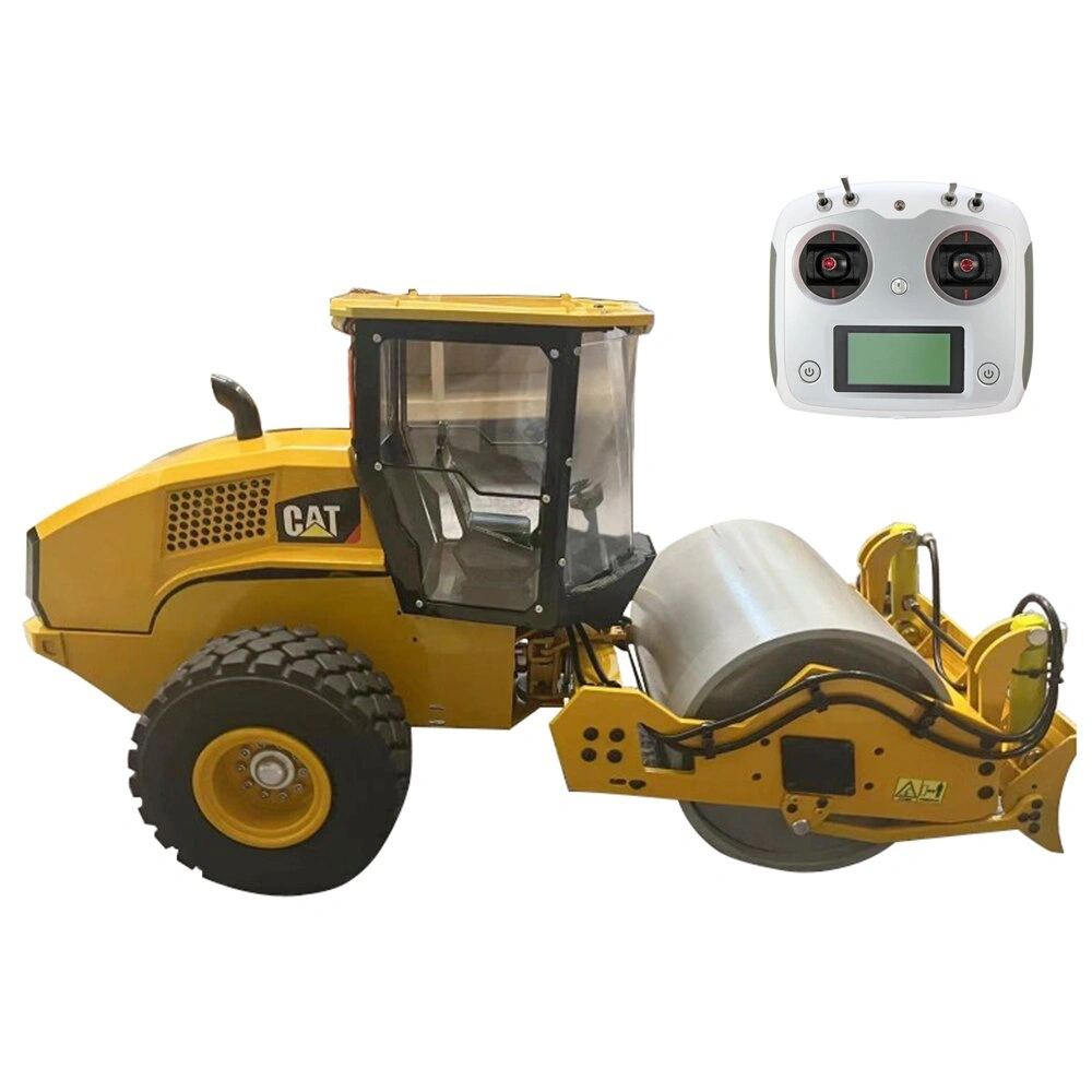 1/12 Scale RC Hydraulic Roller - Powerful CAT CS11 Metal Model Toy